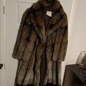 Faux fur overcoat-great condition